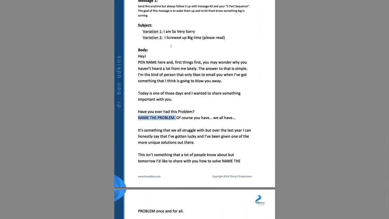 04 - The Stale List Reactivation Sequence 2