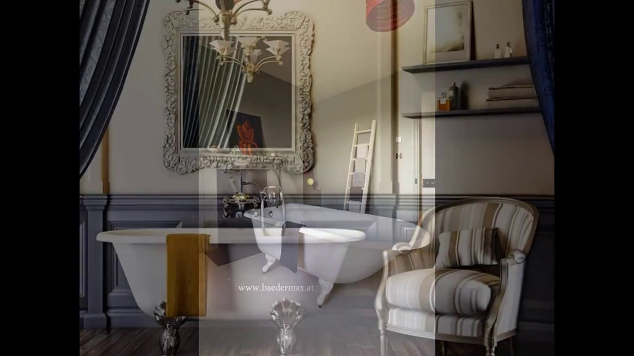 Die freistehende Baedermax Badewanne im Nostalgie Design