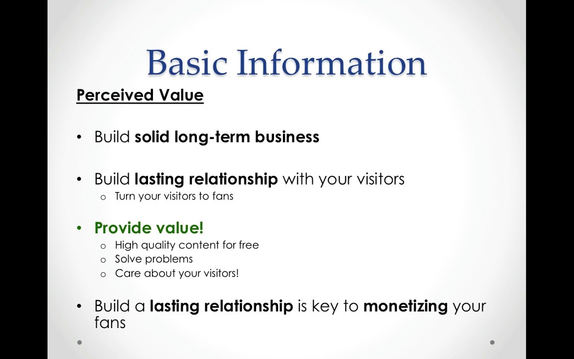 Part 2 – Basic Information
