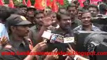 Seeman 20140817 Press Interview (Medium Quality) during Sri Lankan Embassy Siege at Chennai V2TS