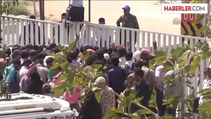 Akçakale ilçesinde yaşayan bir grup Suriyeli, ülkelerine döndü -