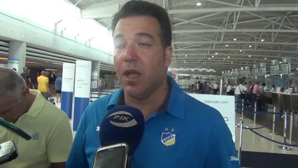 Δηλώσεις Πετεβίνου στο αεροδρόμιο Λάρνακας