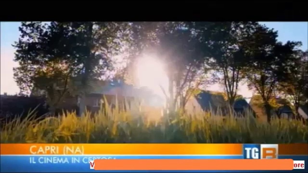 Capri "Cinema in Certosa" Servizio del Tg3 Rai Regione