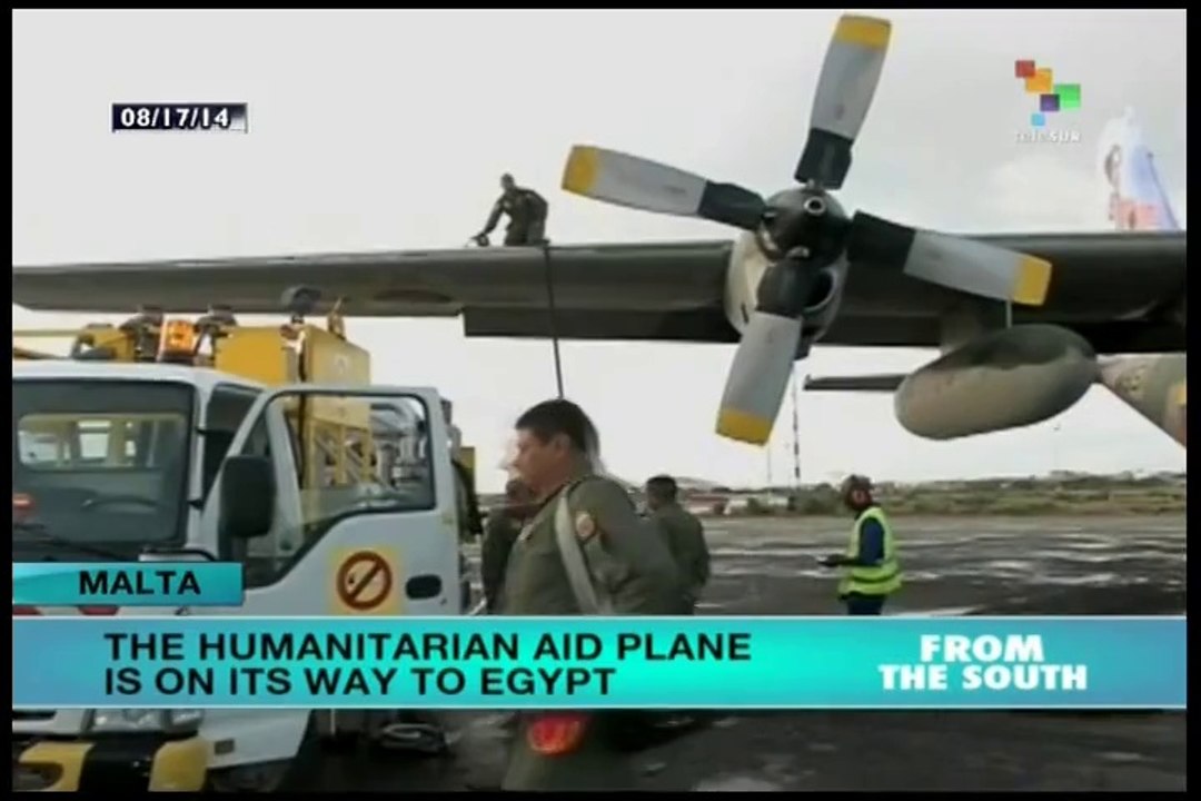 Venezuelan humanitarian aid plane to arrive in Egypt