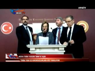 AKOVA TORBA YASASINI TBMM’YE TAŞIDI