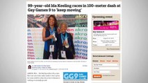 99-Year-Old Great-Grandma Sets 100-Meter Record At Gay Games