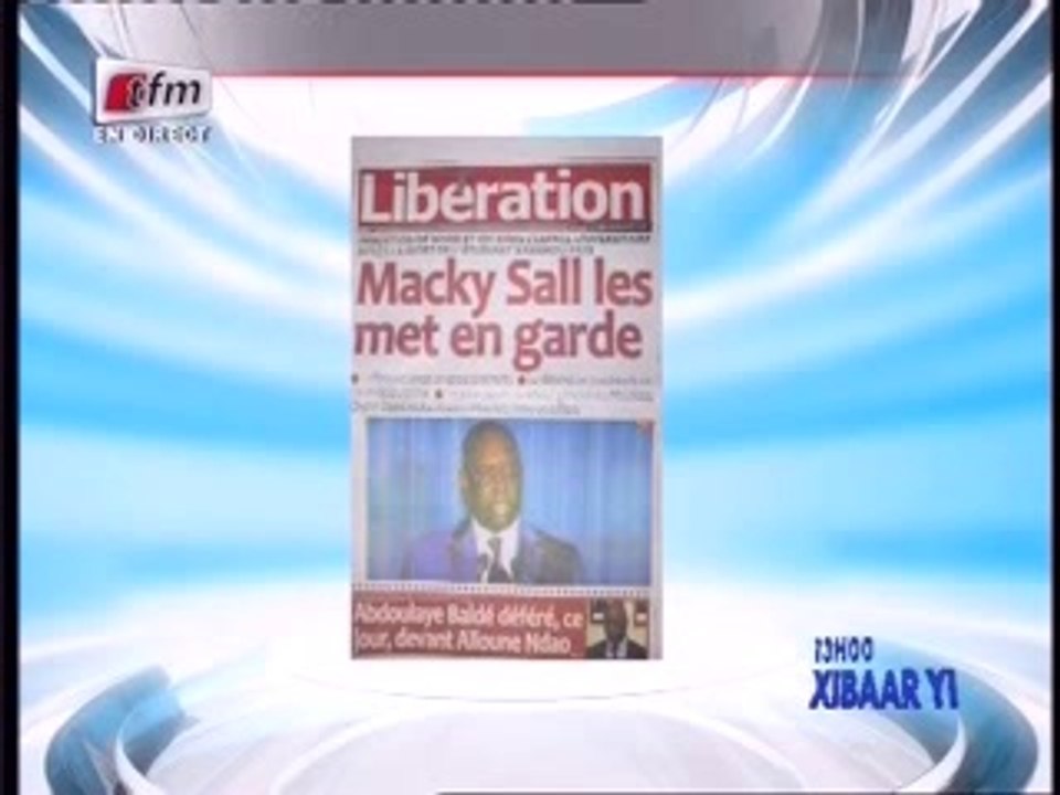 Revue de presse du lundi 14 Aout 2014 - Tfm