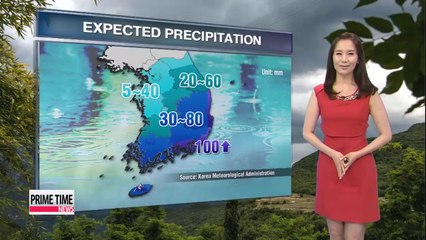 Showers forecast through Tuesday evening