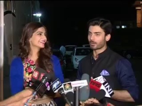 Interview- Sonam Kapoor and Fawad Khan and Khoobsurat promotional shoot