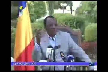 IDRISS DEBY N'A PAS AIME LES QUESTIONS DE ADOUM ABDELKADER JOURNALISTE A ONRTV - SUR TOL