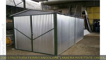 ALESSANDRIA,    BOX LAMIERA RIMESSA AUTO CASETTA PORTA ATTREZZI DA GIAR EURO 1.149