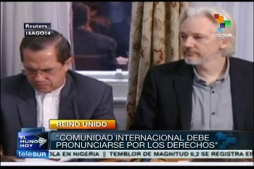Ricardo Patiño: El mundo debe pronunciarse por derechos de Assange