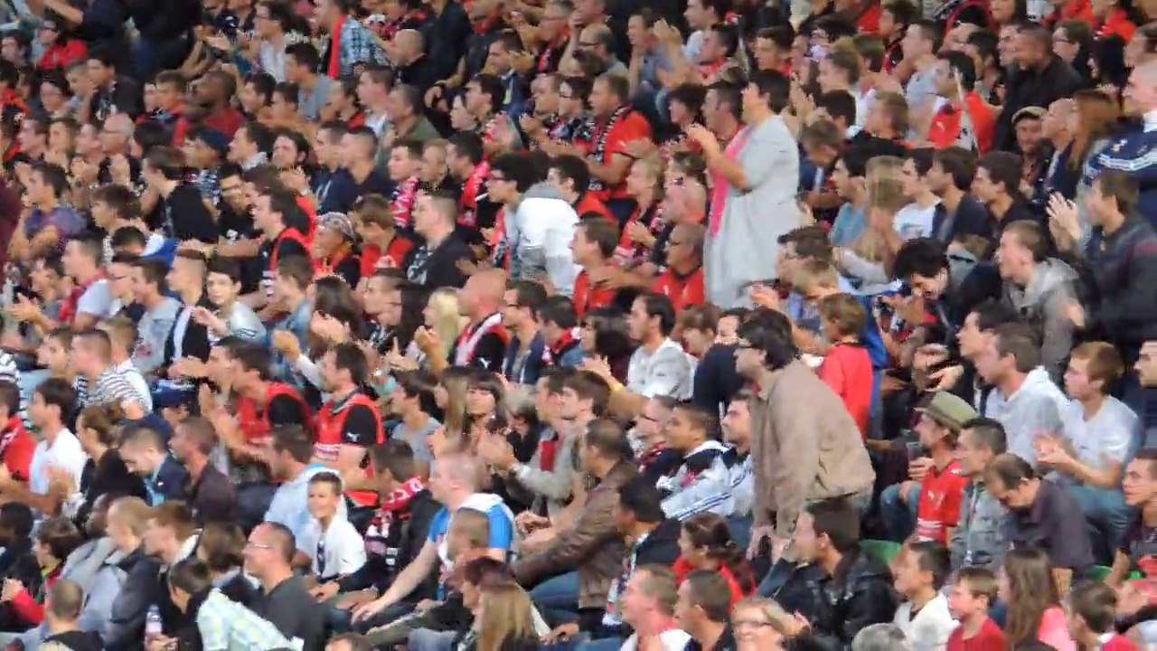 18/08/14 : SRFC-ETG : ambiance dans le kop