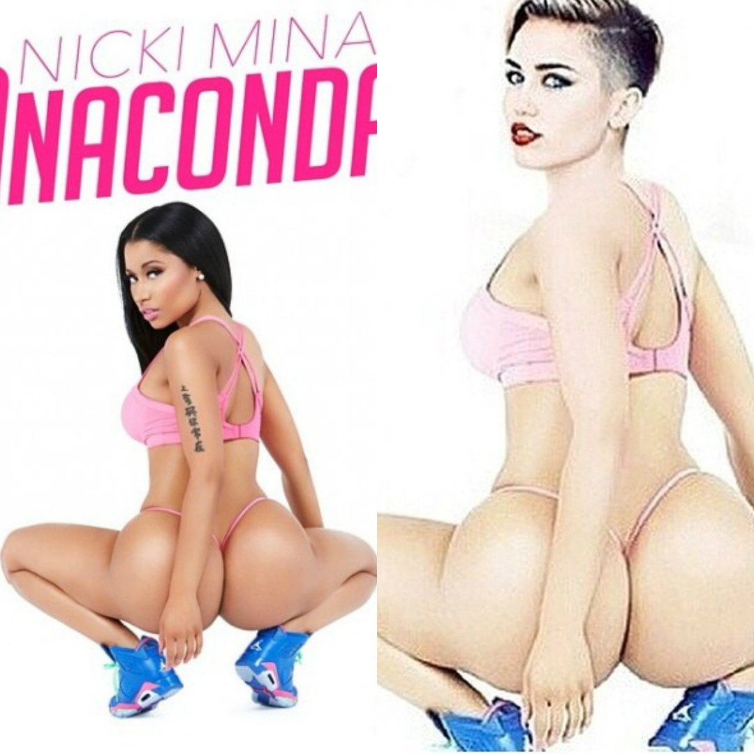 miley cyrus ananconda superimpose