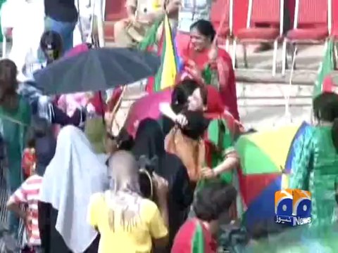 Imran khan kpk govt-Geo Reports-18 Aug 2014