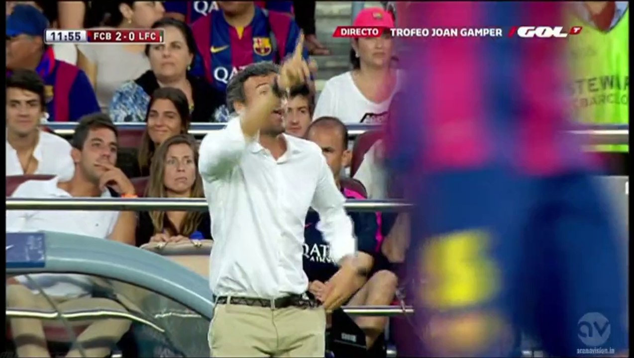 Neymar goal (FC Barcelona 2-0 Club Leon) HD