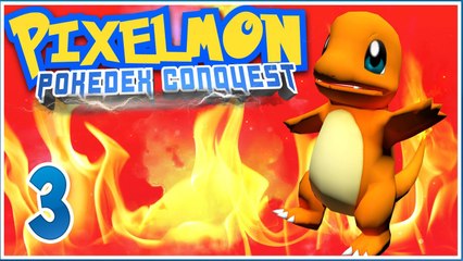 Pixelmon PokéDex Conquest [Ep.3] - Venasaur and Charmander!