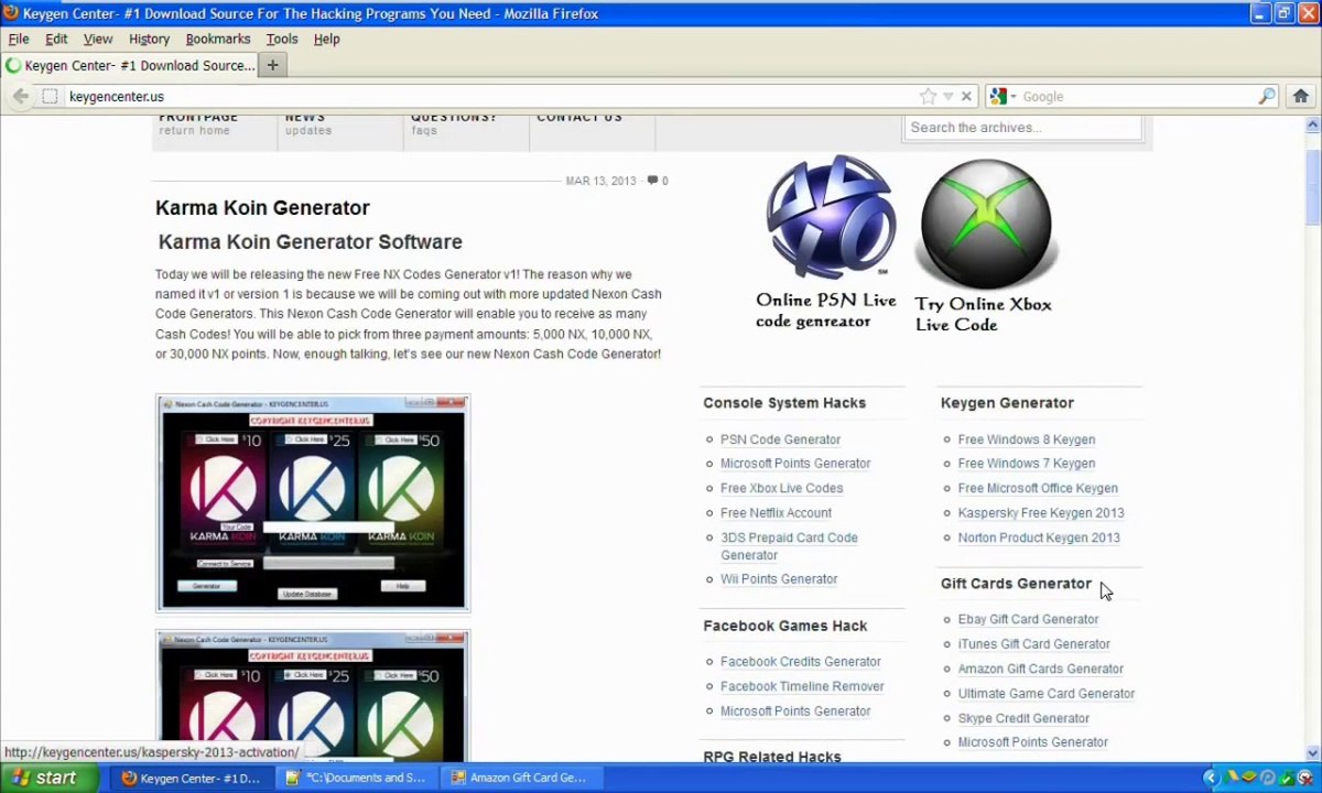 Amazon Gift Card Generator Working With Proof 2014 Update Francais