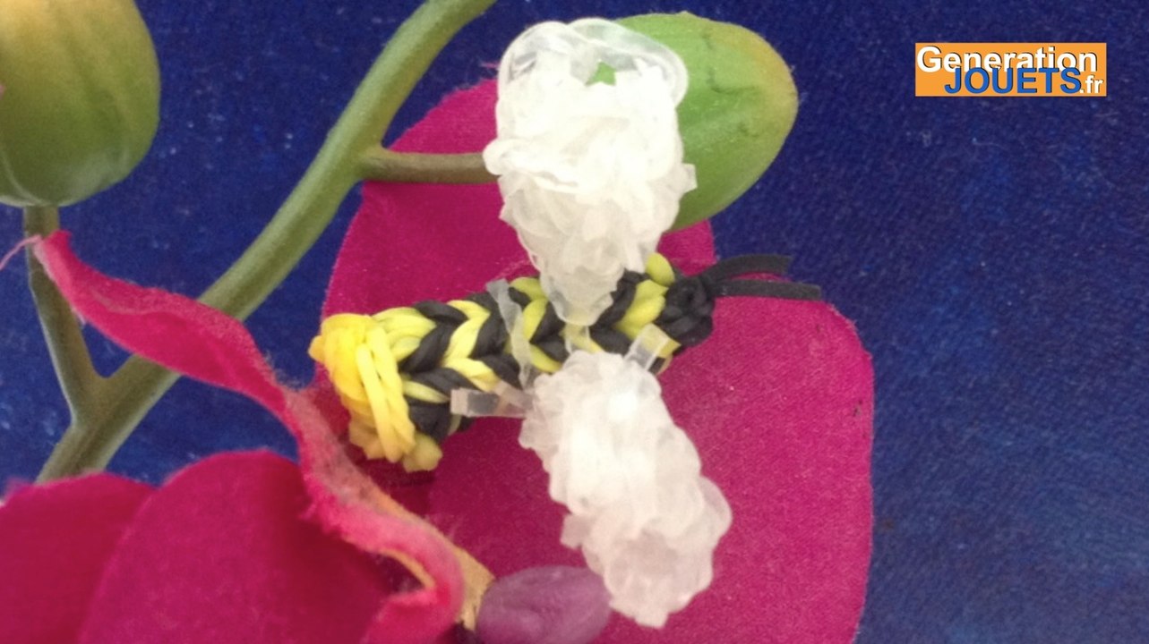 Comment créer une abeille en élastiques avec Rainbow Loom
