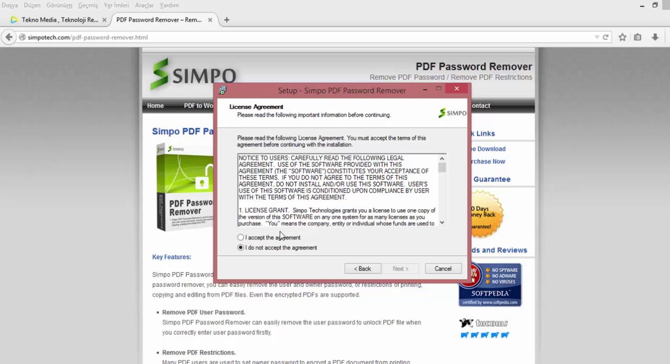 PDF Belge Şifresini kırma