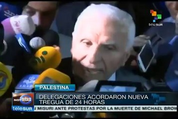 Tregua en Gaza será extendida 24 horas más