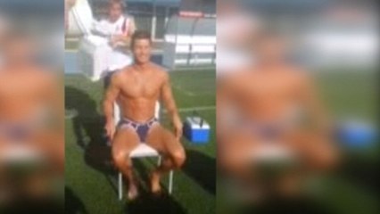 Cristiano Ronaldo Gets A Soaking With His Ice Bucket Challenge
