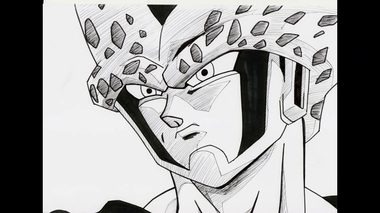 HOW TO DRAW PERFECT CELL半完全体セル