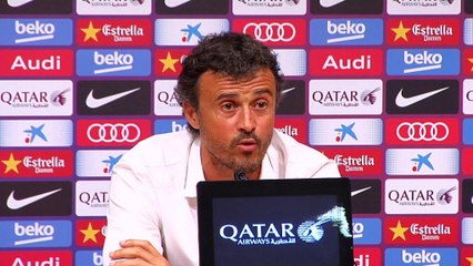 Luis Enrique "Nos hemos reforzado muy bien como equipo"