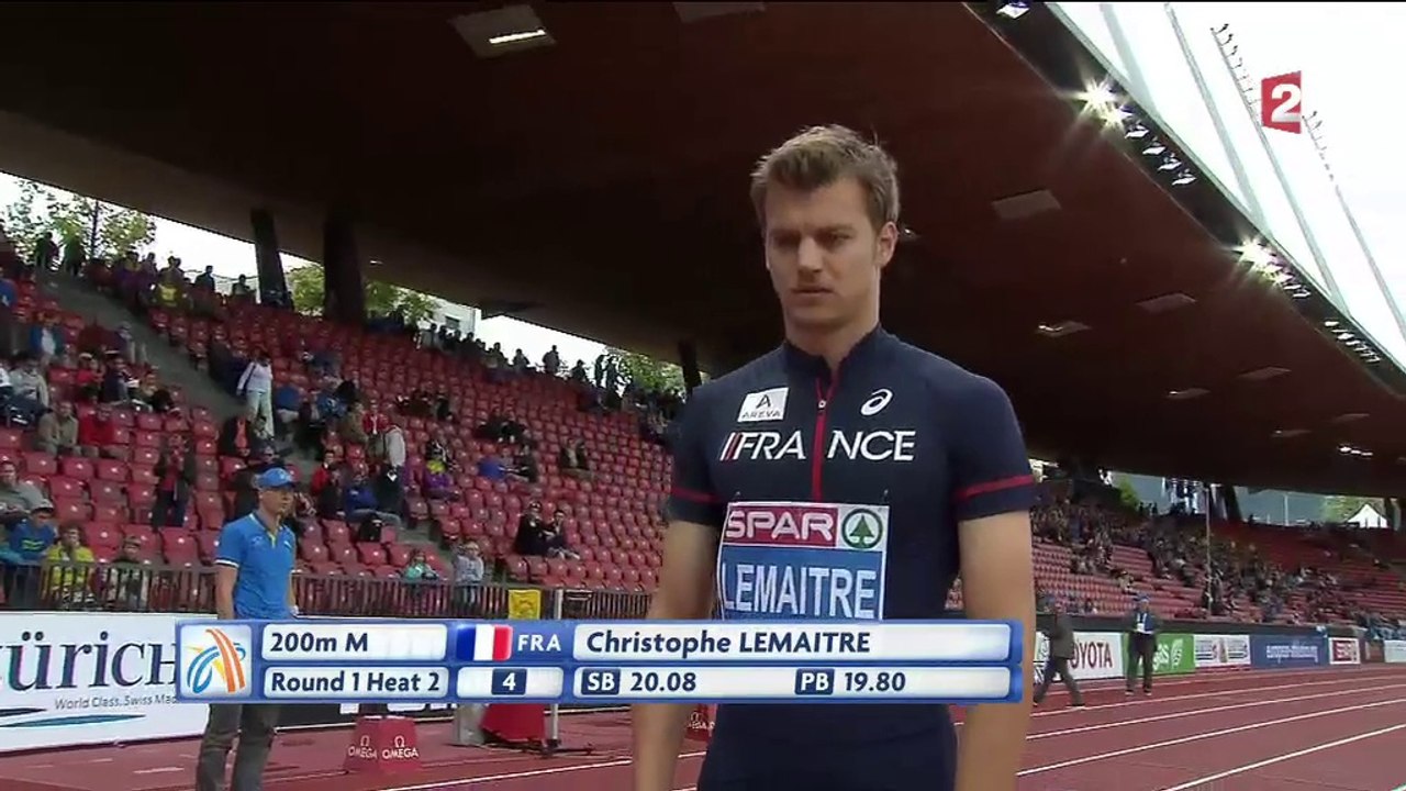 ChE athlétisme 2014, séries 200m H (Lemaitre, Bassaw)