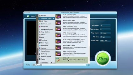 How to crop swf video with SWF cropper