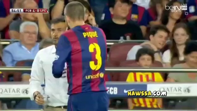 FC Barcelona Vs Leon Friendly Match Goals | اهداف مباراة برشلونه و ليون 2014