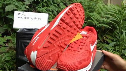 Nike Air Max 90 Rubber Patch Arrival Shoes White Red Review sportsytb.ru