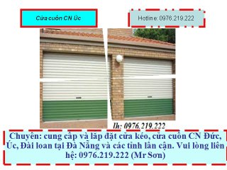 Thi công cửa cuốn Đức tại Đà Nẵng (0976.219.222 Mr Sơn)