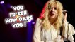 Singer Courtney Love ABUSES Fan At Concert WATCH VIDEO