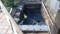 Swimming Pool Construction Process - Time lapse
