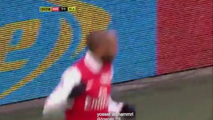 أهداف مُباراة ارسنال 7-1 بلاك بيرن ، عام 2011-2012 .