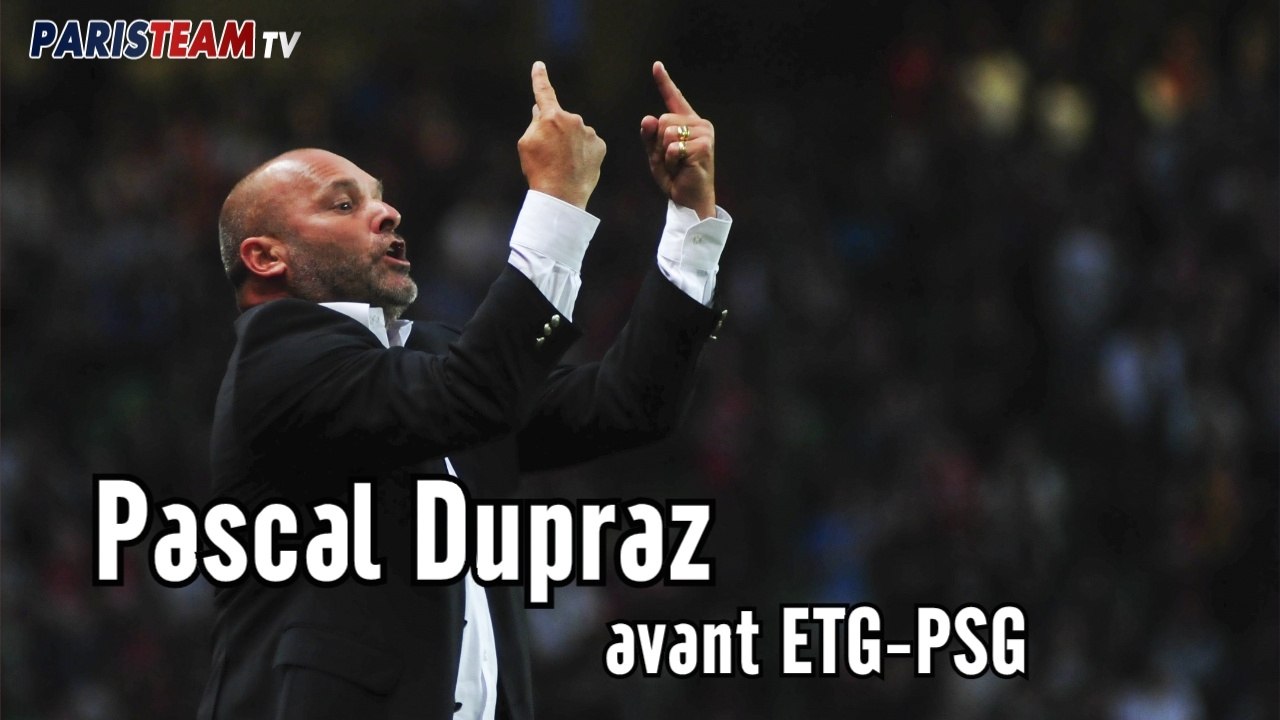 Pascal Dupraz avant ETG-PSG