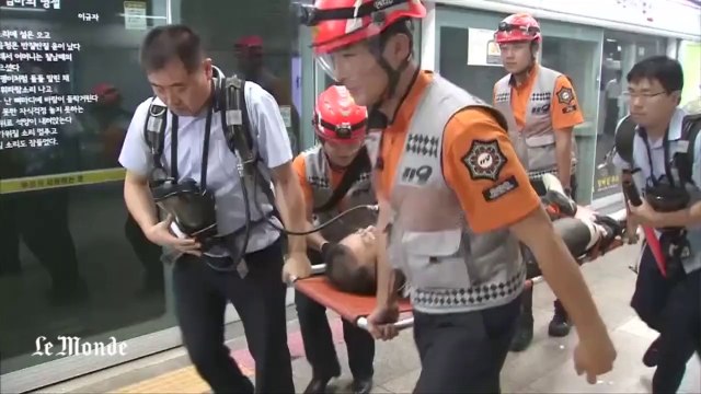 Exercice de prévention d'attentats en Corée du Sud