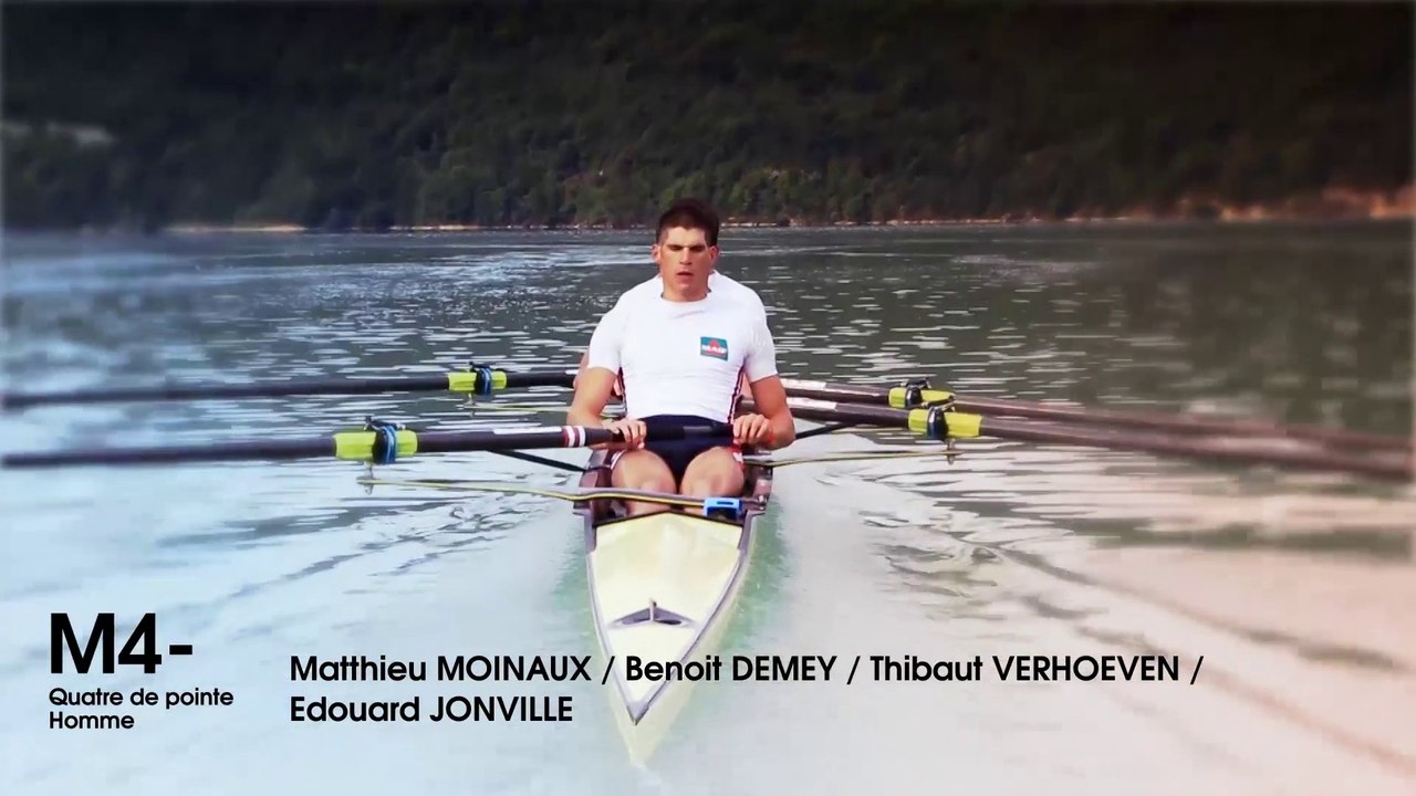 Présentation de l'équipe de France d'aviron 2014: M4-