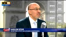 Femme voilée sur la plage : Harlem Désir 