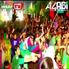 Imran Khan in Azadi March and More Interesting Facts 18 aug 2014