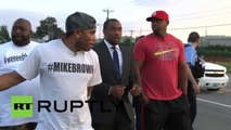 USA: Watch rapper Nelly preach peace at Ferguson rally