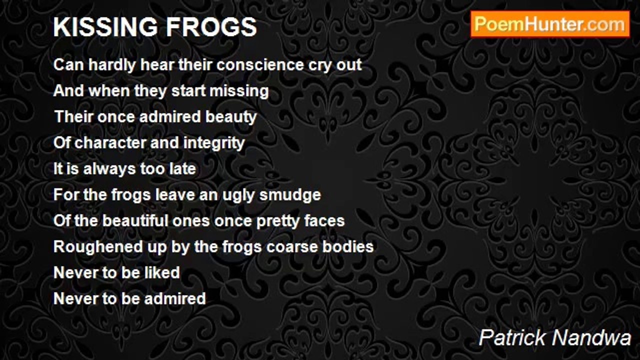 Patrick Nandwa - KISSING FROGS