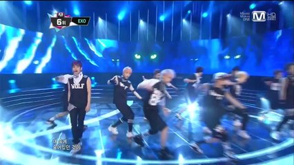 130627 EXO - Wolf @ M!Countdown (HD)