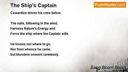 Bang Boom Boom - The Ship's Captain