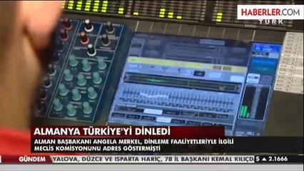 Türkiye'yi Dinleme Talimatını Alman Hükümeti Vermiş