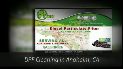 DPF - Diesel Particulate Filter Cleaner