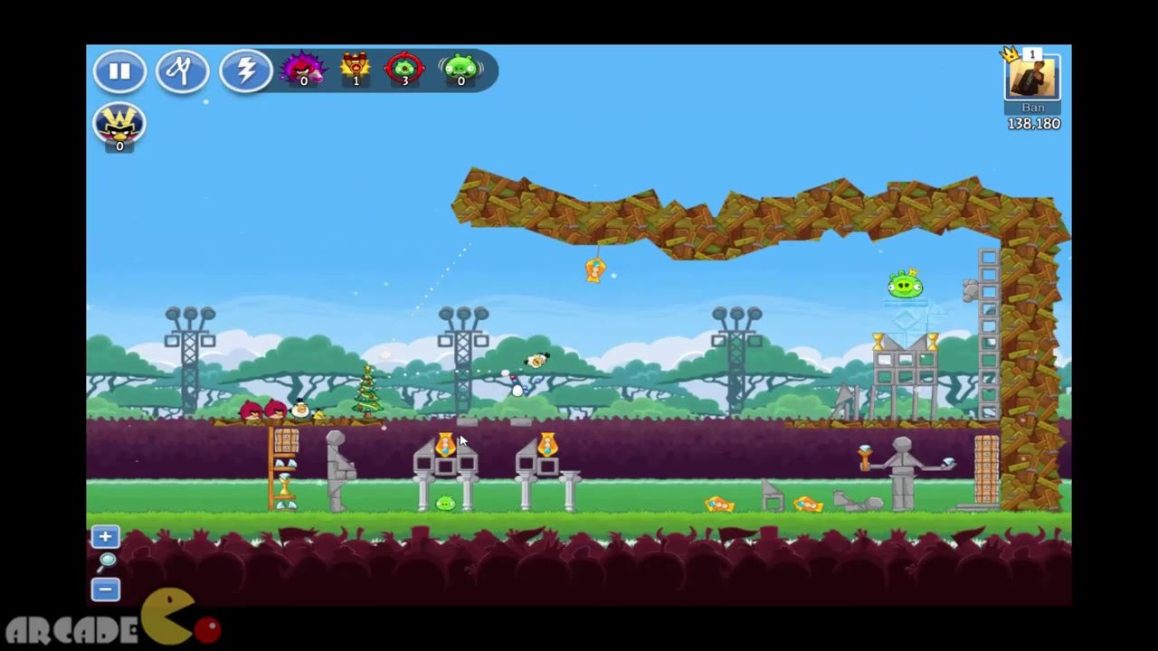 Angry Birds Friends - Facebook Friends Tournament Cannon Shooter Challenge August 18th Level 4