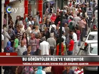 Rize'de Çöp Sorunu