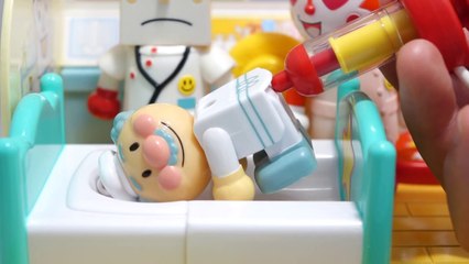 【アンパンマン】回転バケット工事現場ではたらくジャムおじさん【トミカ】